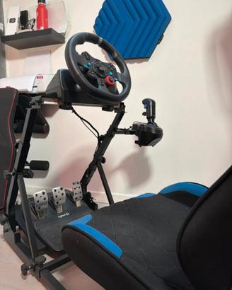 Simulatore di Guida Logitech G29 con Postazione