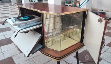 Mobile bar anni 50 con giradischi Lesa Gutex