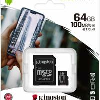 KINGSTON Micro SD 64 GB classe 10 100 MB/S MICROSD