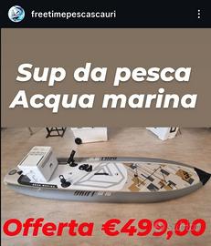 sup pesca acqua marina