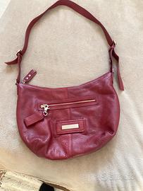 Borsa donna in pelle rossa Piquadro originale