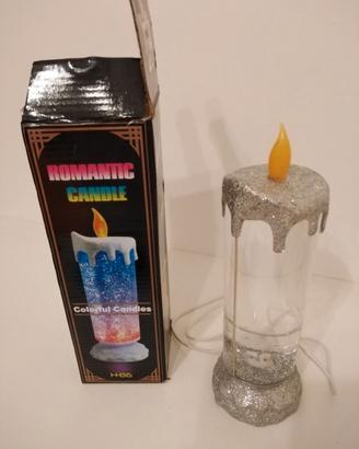 Candela decorativa a LED alimentazione a batteria