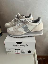 Scarpe Saucony jazz triple misura 37 bianche