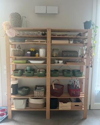 Coppia di scaffali Ikea  modelli HEJNE e IVAR