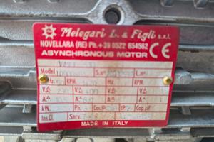 motore elettrico asincrono Melegari L & figli 
