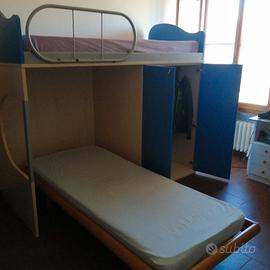letto a castello con armadio