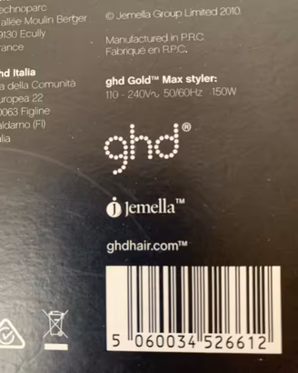 GHD piastra capelli