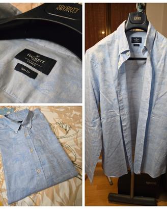 Camicia Hackett London Uomo XL motivo tropicale