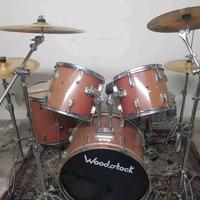 Batteria Acustica completa (ped pearl, piatti zht)