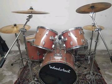 Batteria Acustica completa (ped pearl, piatti zht)