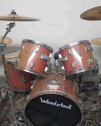 Batteria Acustica completa (ped pearl, piatti zht)