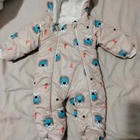 Tuta cappotto pesante 9 mesi