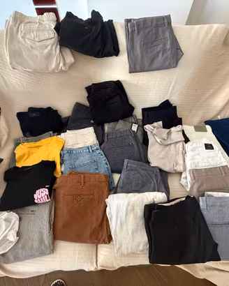 Stock firmato uomo 40 pezzi Zara liu jo 46 48