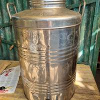fusto bidone inox