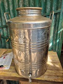 fusto bidone inox