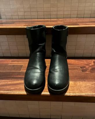 Stivaletti pelle nero 40