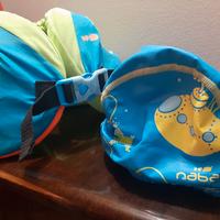 giubbotto salvataggio con cuffia idrorepellente