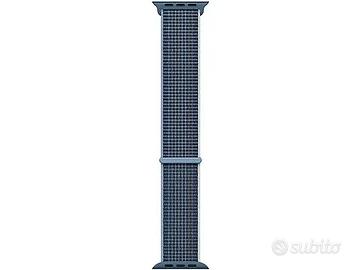 iWatch Apple Cinturino 45mm M/L Blu Storm NUOVO