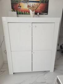 Credenza bianco lucido