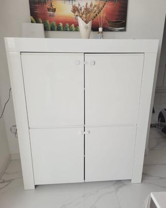 Credenza bianco lucido
