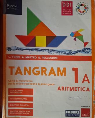 Libro scuola media Tangram 1A 1B cod 9788891549747