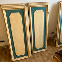 Otto ante armadio in legno