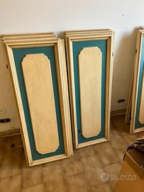 Otto ante armadio in legno