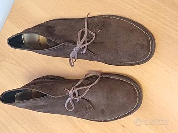 Clarks Desert in pelle scamosciata marrone mis 39