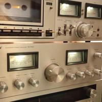 Sony TA F4A amplificatore + TC K4A deck cassette