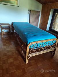 Letti singoli in vimini