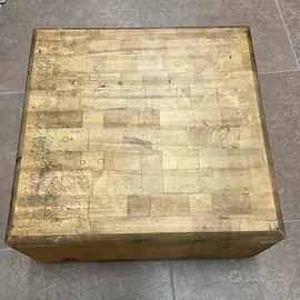 Ceppo in legno da macellaio
