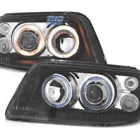 FARI VOLKSWAGEN VW T5 03-09 ANGEL EYES FONDO NERO