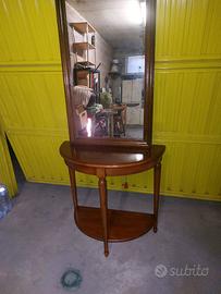 Consolle con specchio
