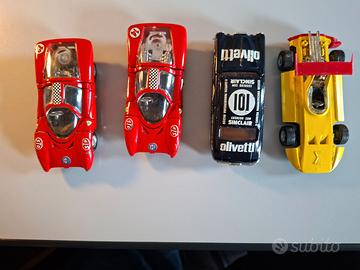 lotto n. 4 modellini autoivetture da competizione