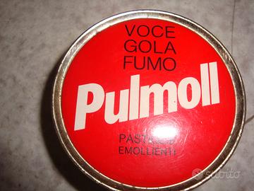 Scatola Latta Pasticche Emollienti Pulmoll Milupa