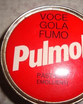 Scatola Latta Pasticche Emollienti Pulmoll Milupa