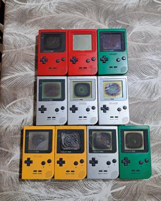 Lotto 10 Console Nintendo GameBoy Game Boy Pocket 