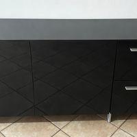 Madia - Credenza nera lucida