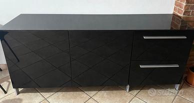 Madia - Credenza nera lucida