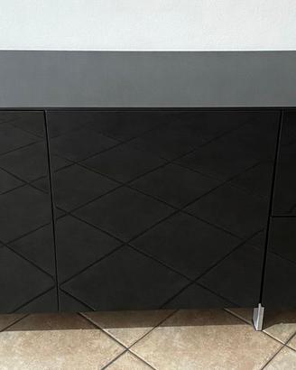 Madia - Credenza nera lucida