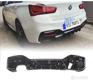 DIFFUSORE BMW F20 LCI 15- LOOK COMPETITION NERO LU