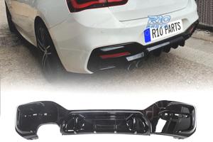 DIFFUSORE BMW F20 LCI 15- LOOK COMPETITION NERO LU