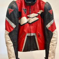Giacca da moto DAINESE R in vera Pelle