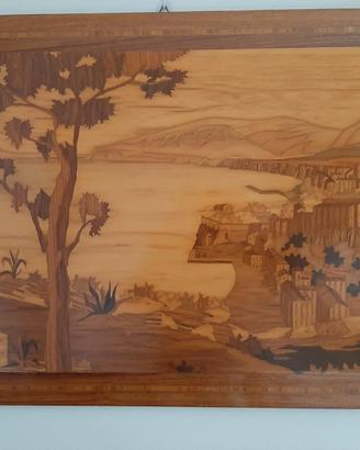 quadro intarsio Sorrento cm 78x59