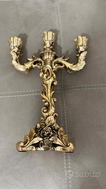 Portacandele Elegante in Stile Barocco