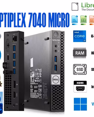 MINI PC i5 8GB DDR4 SSD 512GB NVME HDMI Win 11 Pro