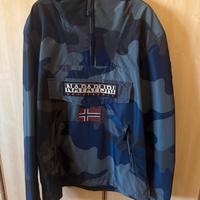 Napapijri Rainforest camo blu – giacca anorak uomo