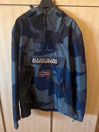 Napapijri Rainforest camo blu – giacca anorak uomo
