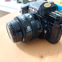 minolta 7000   c/2 obiettivi , flash accessori var