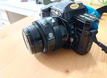 minolta 7000   c/2 obiettivi , flash accessori var